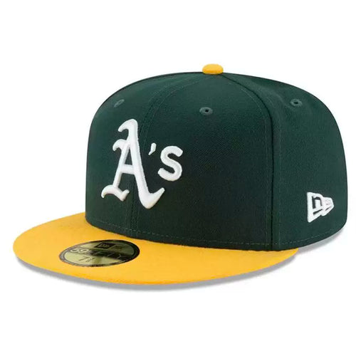 Authentic NEWERA Auckland Athletics Player Edition AS Standard 59FIFTY5950 Full Cap Flat brimmed Hat