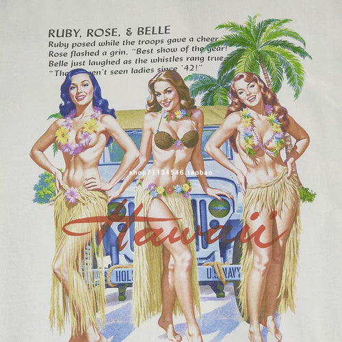 Aloha Hula Hawaiian Cotton T-Shirt – Casual Summer Tee