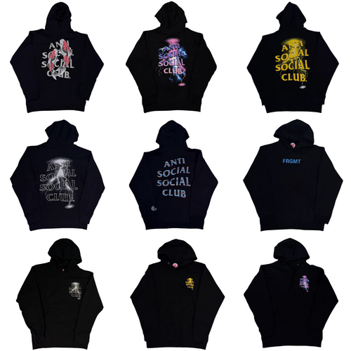 AS$C Anti Social Hoodie NFC tag American high street sweatshirt