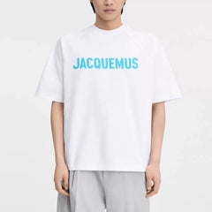 Jacquemus Logo Print Cotton Unisex Crew Neck T-Shirt