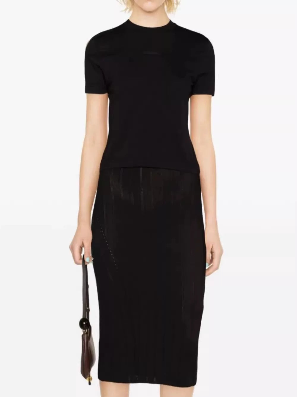 Jacquemus Slim Fit Crew Neck Women's T-Shirt