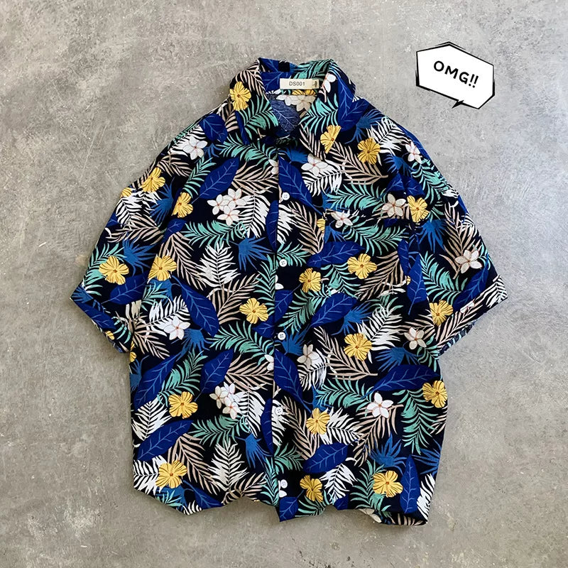 Men's Hawaiian Casual Beach Shirt – Summer Vacation Top