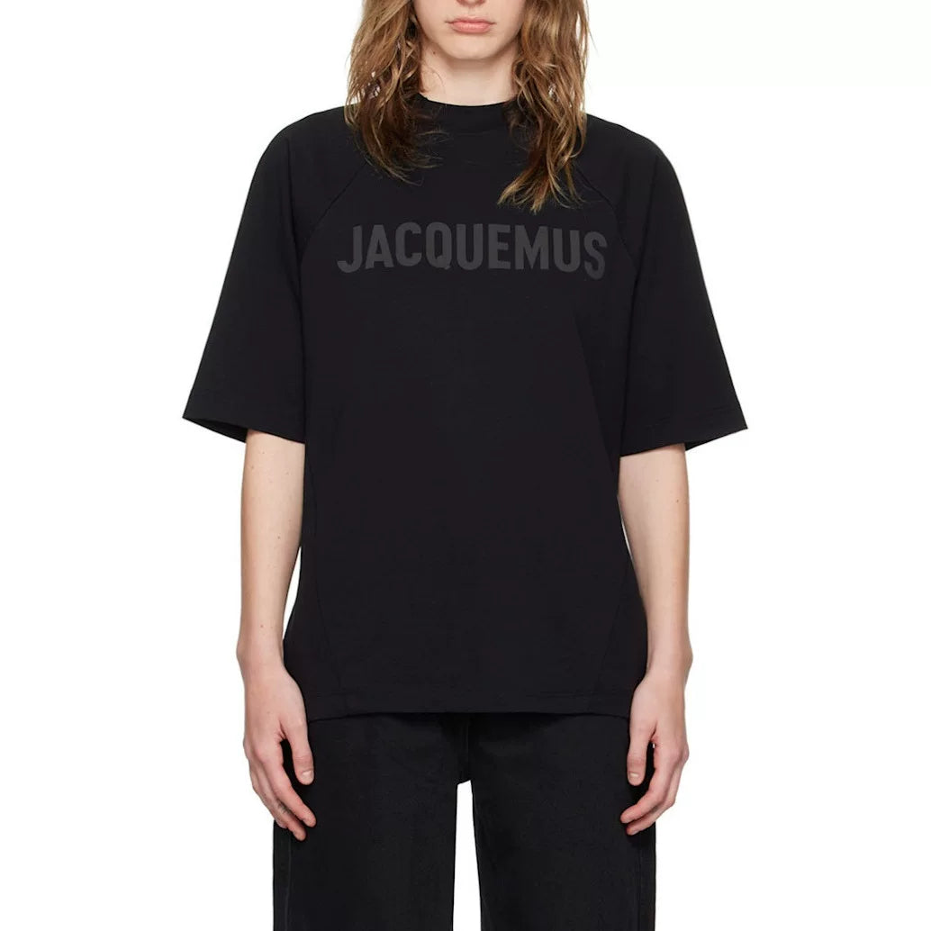 Jacquemus Logo Print Cotton Unisex Crew Neck T-Shirt
