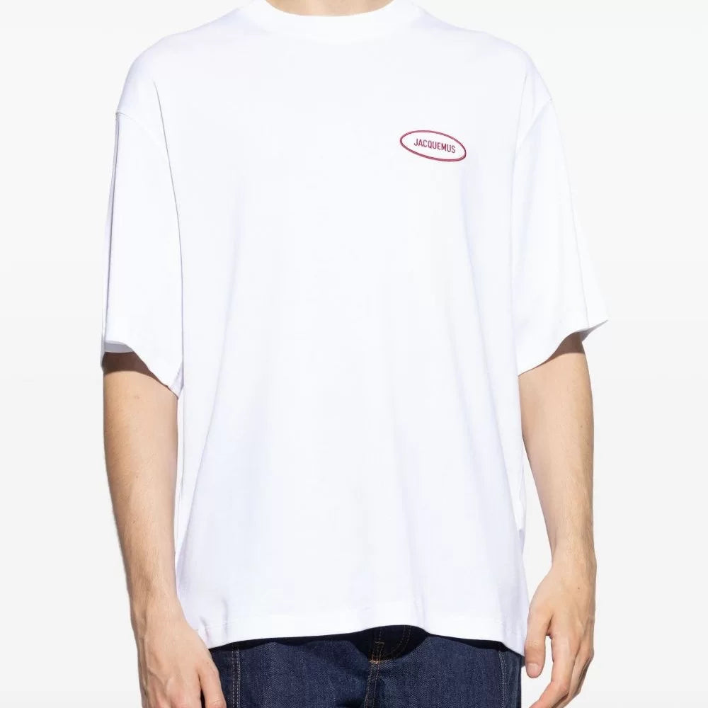 Jacquemus Logo Print Unisex Round Neck Short Sleeve T-Shirt
