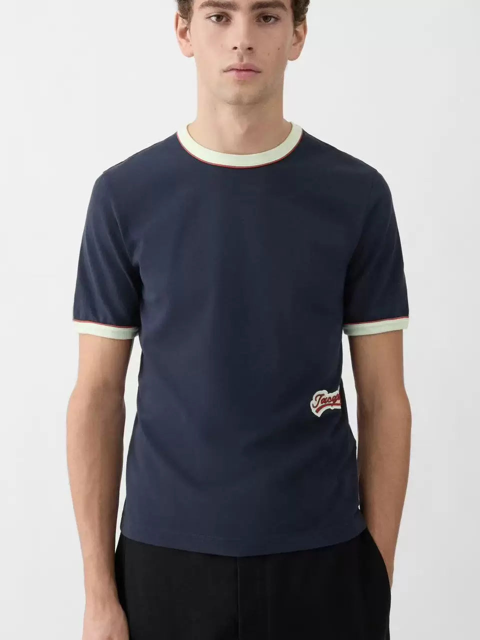 Jacquemus Logo Print Unisex Crew Neck Short Sleeve T-Shirt