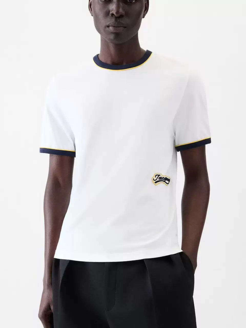 Jacquemus Logo Print Unisex Crew Neck Short Sleeve T-Shirt