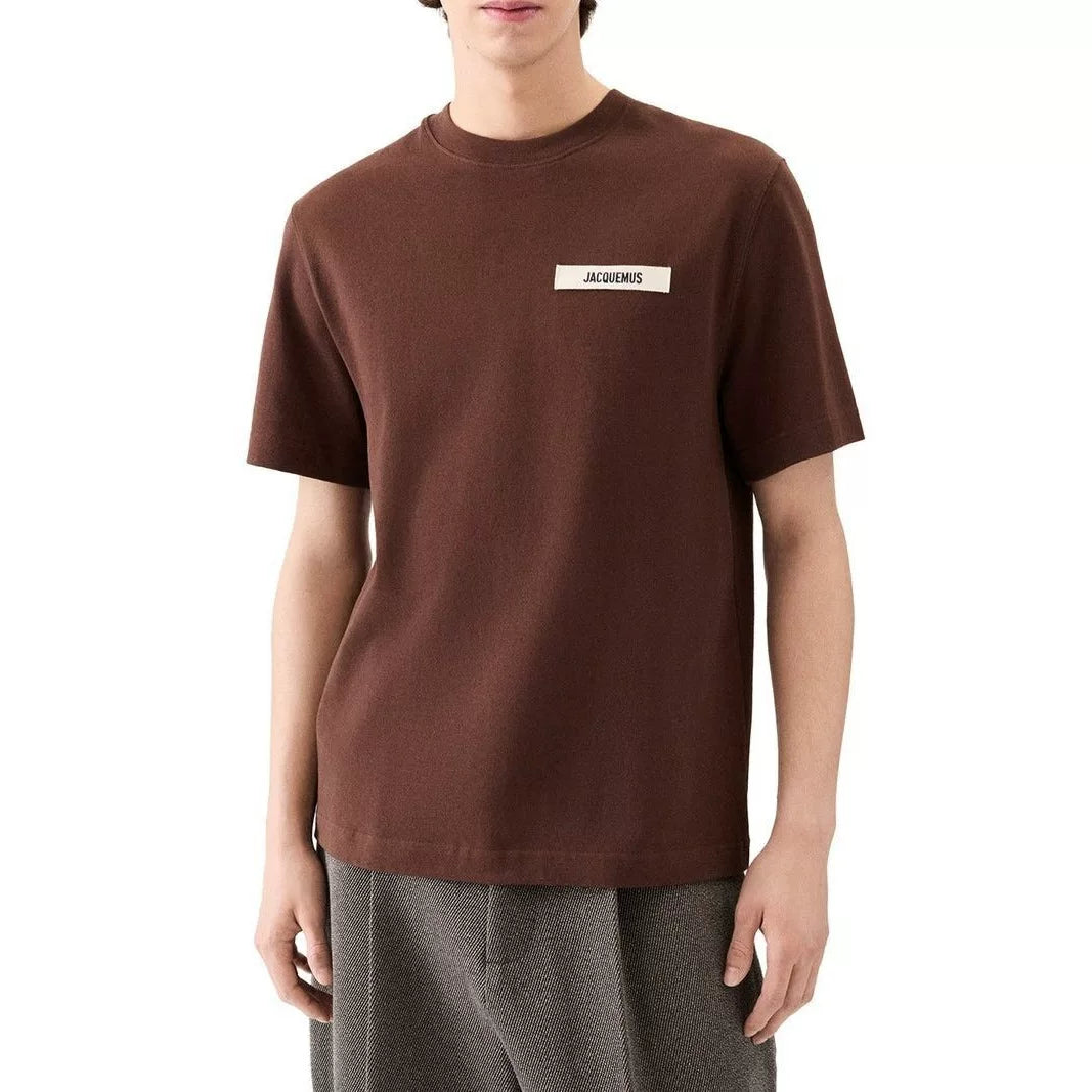 Jacquemus Summer Casual Round Neck Unisex T-Shirt