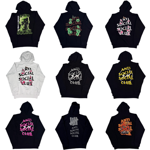 AS$C Anti Social Hoodie NFC tag American high street sweatshirt