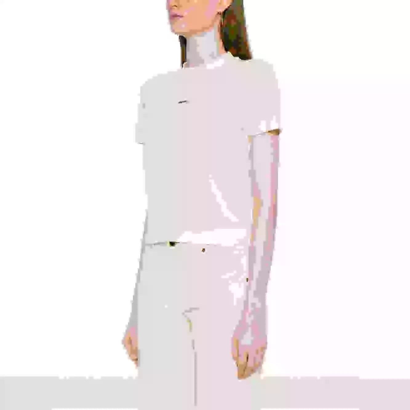 Jacquemus Logo Slim Fit Round Neck Women's T-Shirt