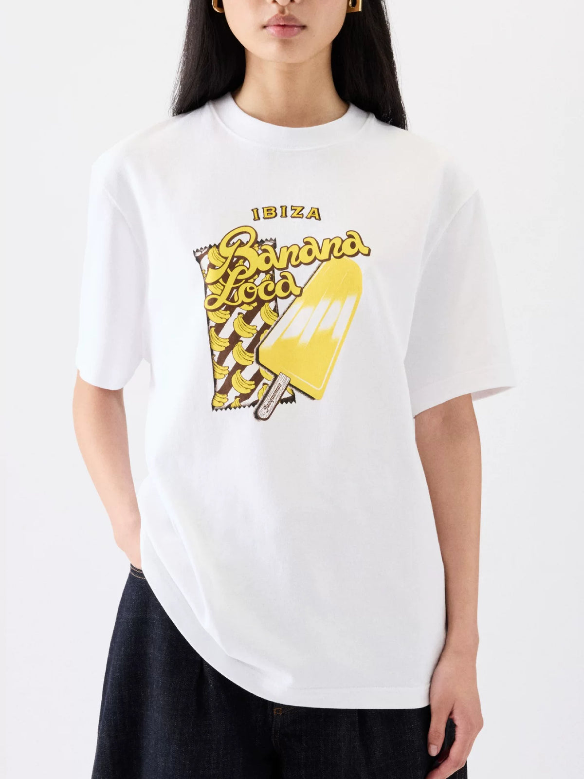 Jacquemus Logo Print Unisex Short Sleeve T-Shirt