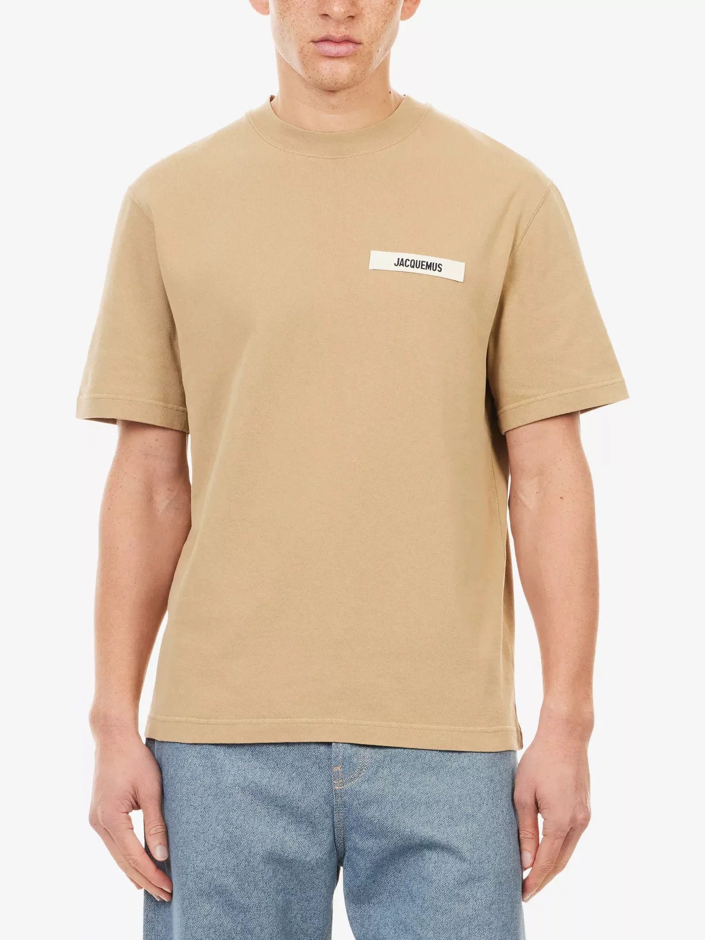 Jacquemus Summer Casual Round Neck Unisex T-Shirt