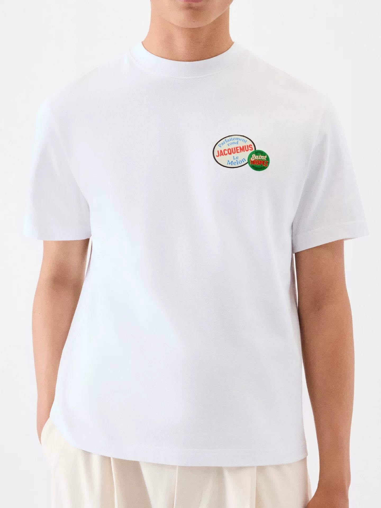 Jacquemus Logo Print Unisex Round Neck Short Sleeve T-Shirt