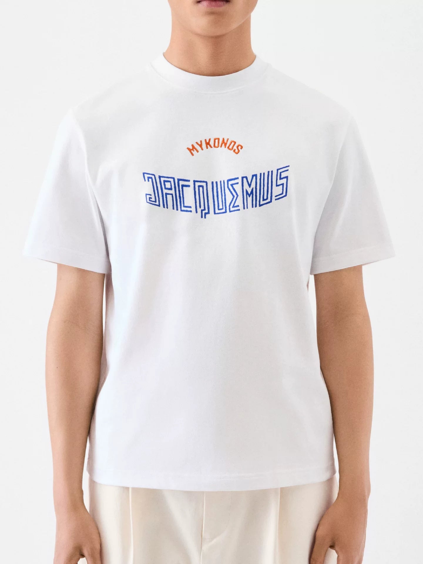 Jacquemus Logo Print Unisex Short Sleeve T-Shirt