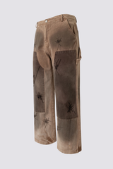Riot Code Dye Wide Leg Jeans