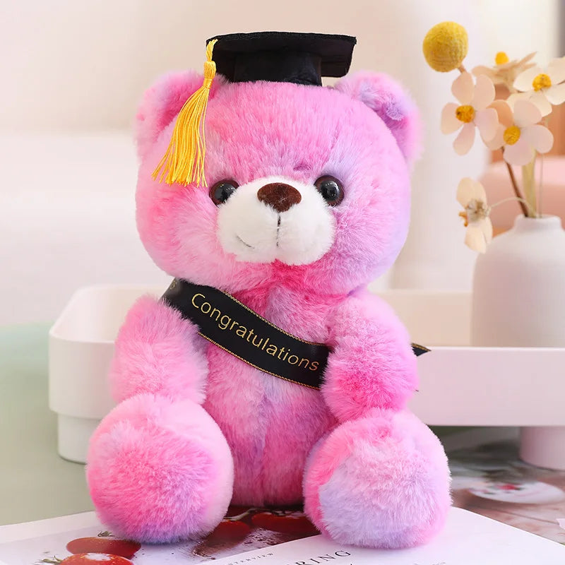 Cute/Kawaii Colourful Teddy Bear Graduation Plush Toys 23cm -16 styles