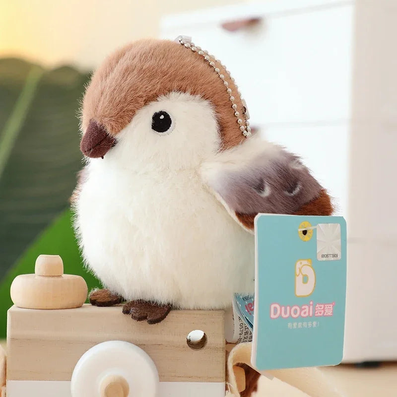 Cute Colourful Bird Plush Keychain - 10 Styles