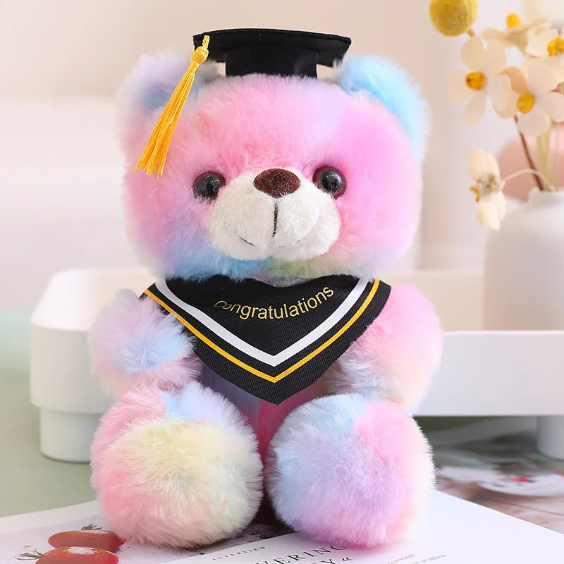 Cute/Kawaii Colourful Teddy Bear Graduation Plush Toys 23cm -16 styles
