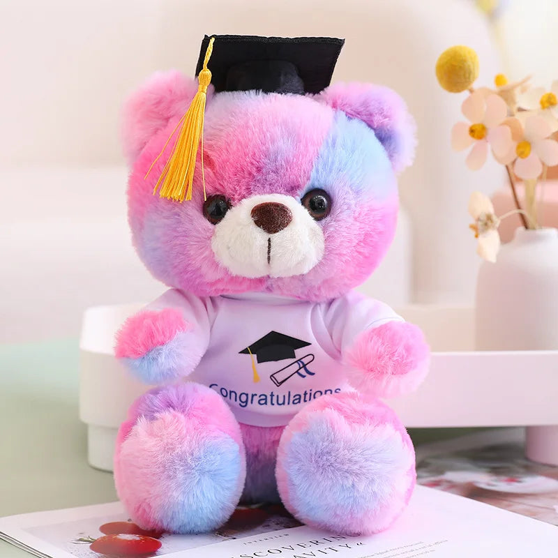 Cute/Kawaii Colourful Teddy Bear Graduation Plush Toys 23cm -16 styles