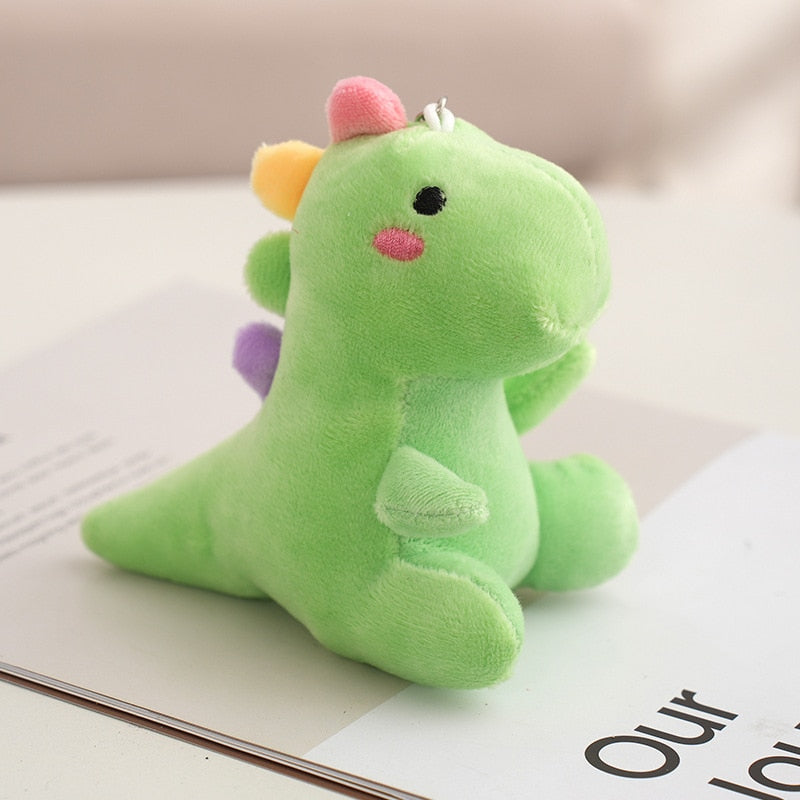Cute Dinosaur Plush keychains 12cm -  Green/Pink/Blue/Yellow
