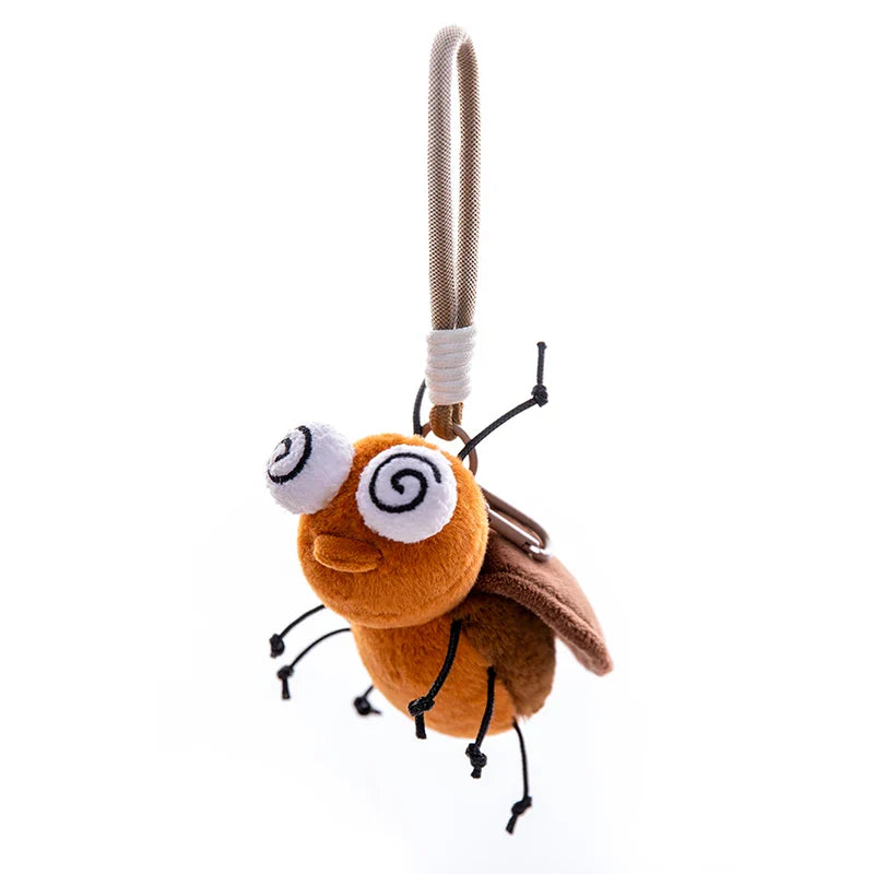 Cute Mini Bug/Insect Plush Keychain - Moth/Ant/Firefly/Mantis/Spider/Dug Beetle/Ladybug/Cockoach/Fly/Mosquito