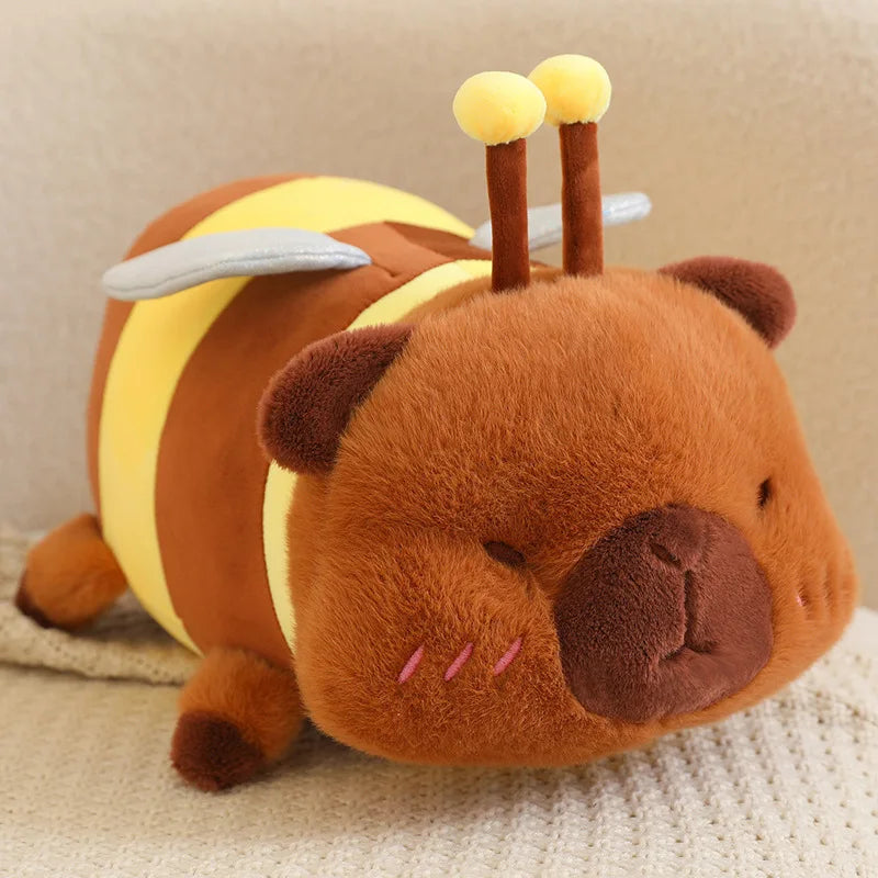 Funny Dog/Capybara Bee Hybrid Plush Toys 30/45cm