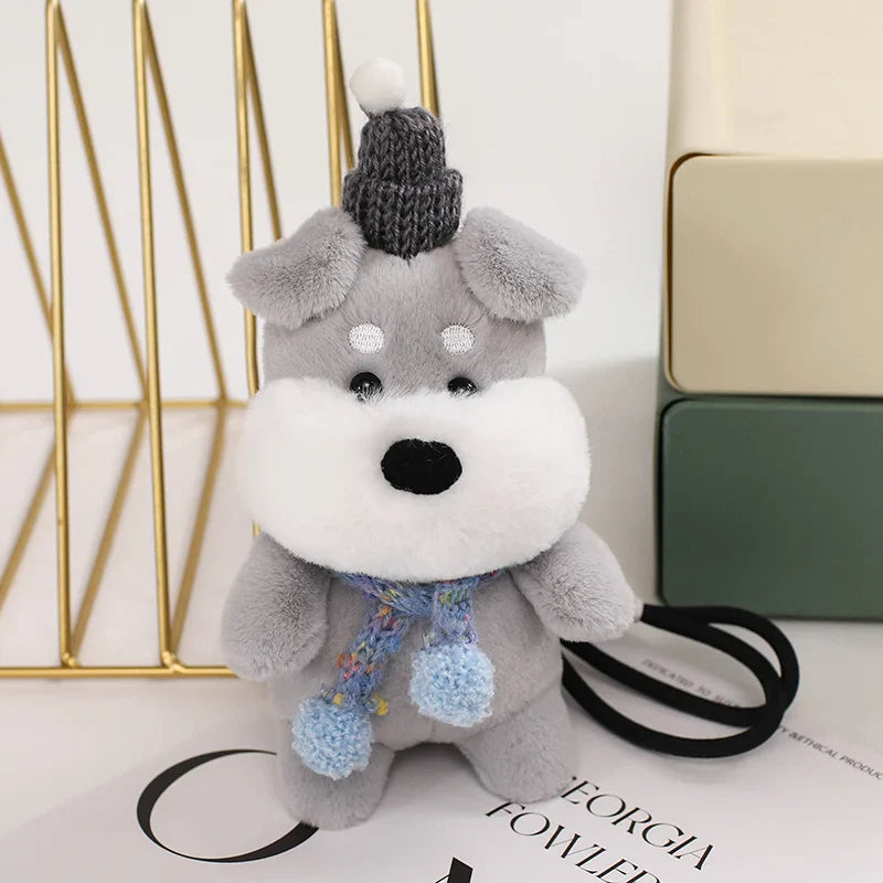Cute Dog/Puppy Plush Keychains 12cm - 7 Styles