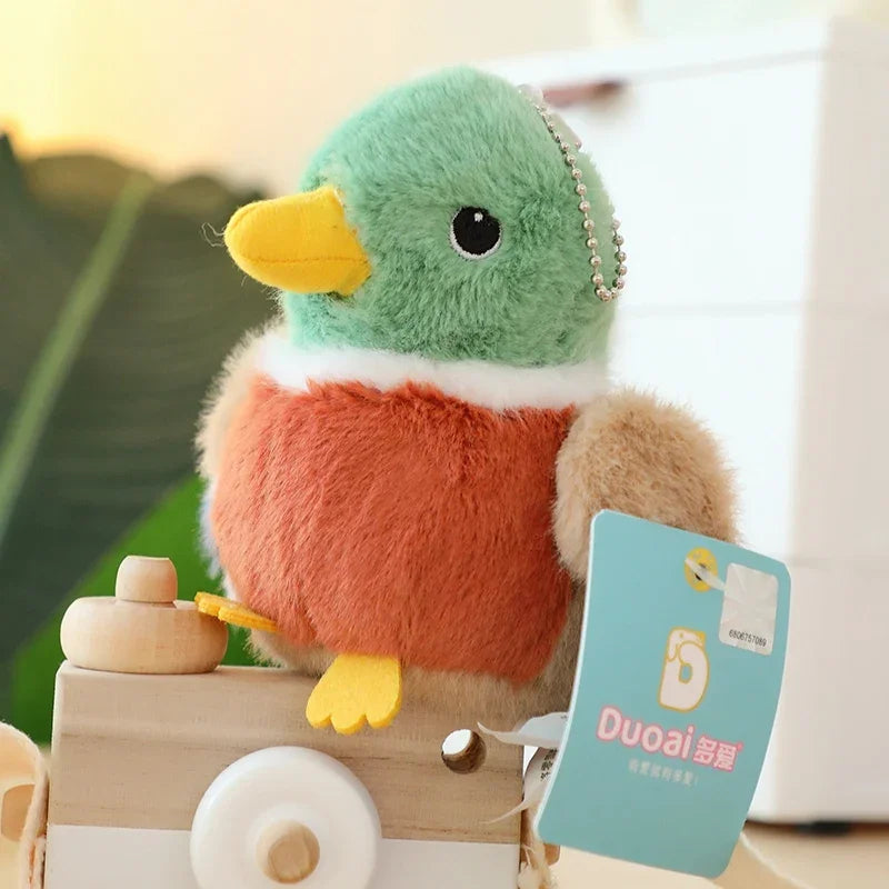 Cute Colourful Bird Plush Keychain - 10 Styles
