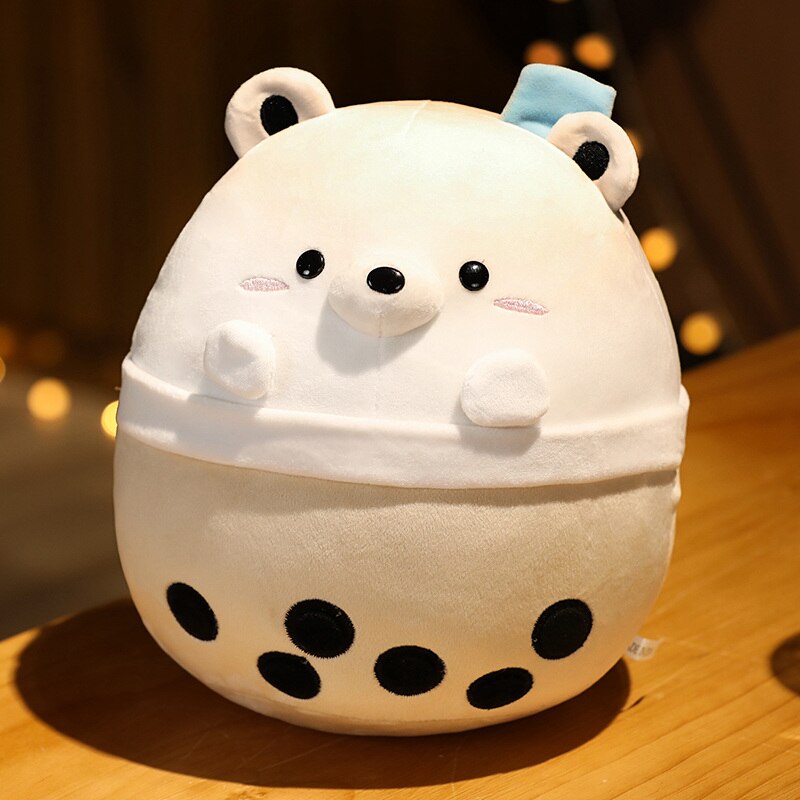 Animal (Cat/Bear/Shark) with Milk Tea Squishy Plush Toys