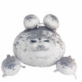 Chubby Seal Plush Pillow Toys  - 2 Styles(Just Pillow Or Pillow with 4 children Plushies)