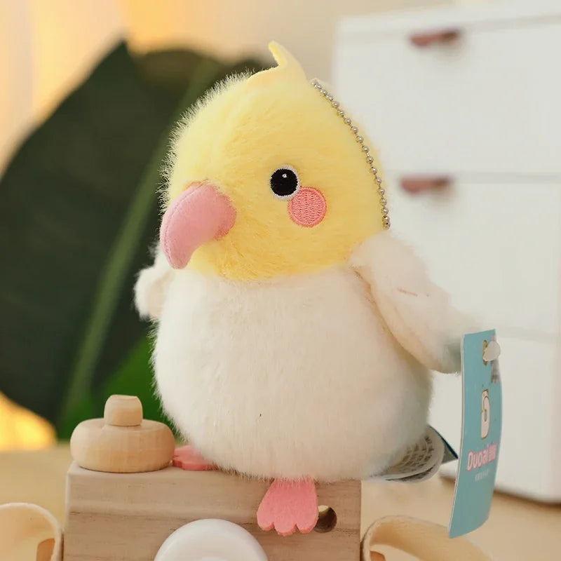 Cute Colourful Bird Plush Keychain - 10 Styles