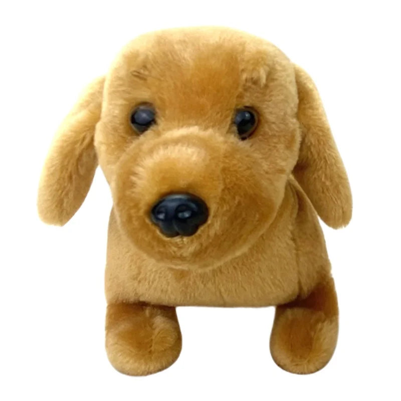 Cute Dog (Dachshund) Plush Toys 25/34cm - Black/Dark Brown/Light Brown