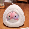 Cute Penguin/Narwhal Plush Toys With Igloo 30cm - 7 Styles