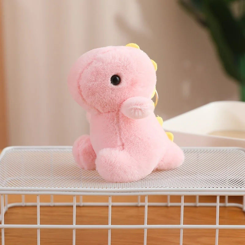 Cute Dinosaur Plush Keychain 13cm - Blue/Green/Pink