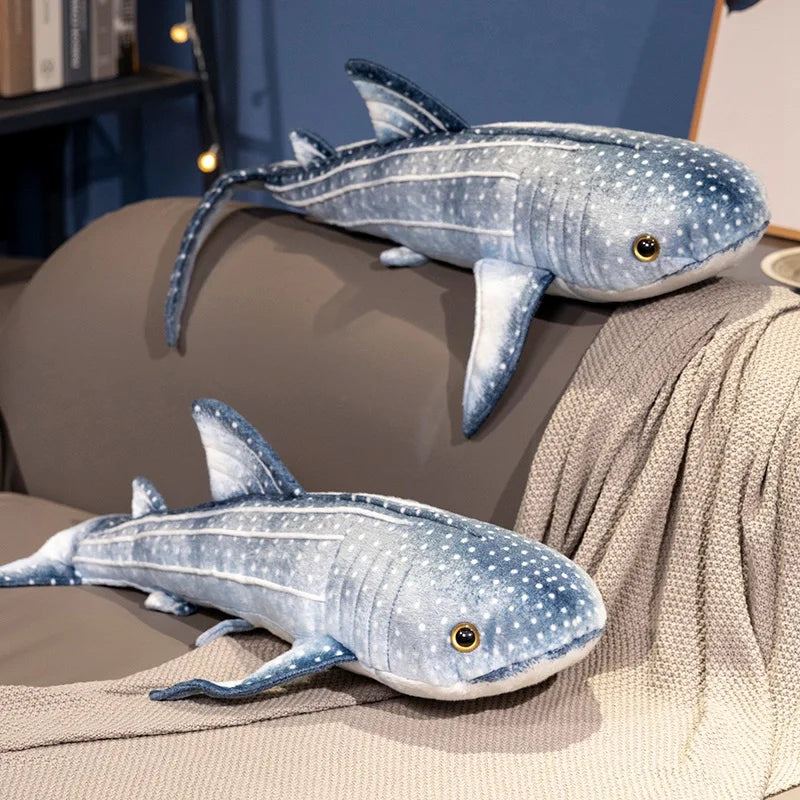 Whale Shark Plush Pillow Toys 60cm - Blue