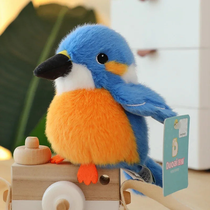 Cute Colourful Bird Plush Keychain - 10 Styles