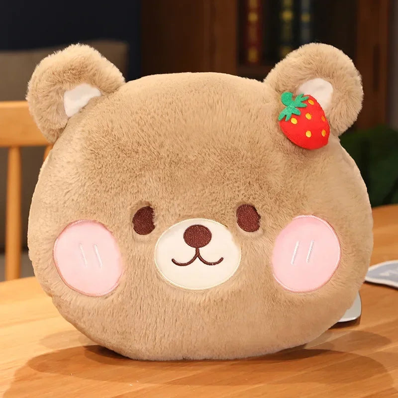 Cute Animal (Bear/Rabbit) Hand Warmer Plush Toys 30cm - 6 Styles