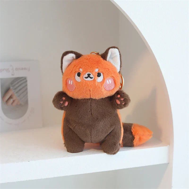 Cute Animal (Panda/Red Panda/Bear/Dog) Plush Keychains 13cm - 17 Styles