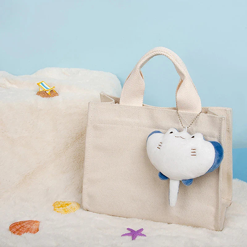 Cute Manta Ray Plush Keychains 12cm