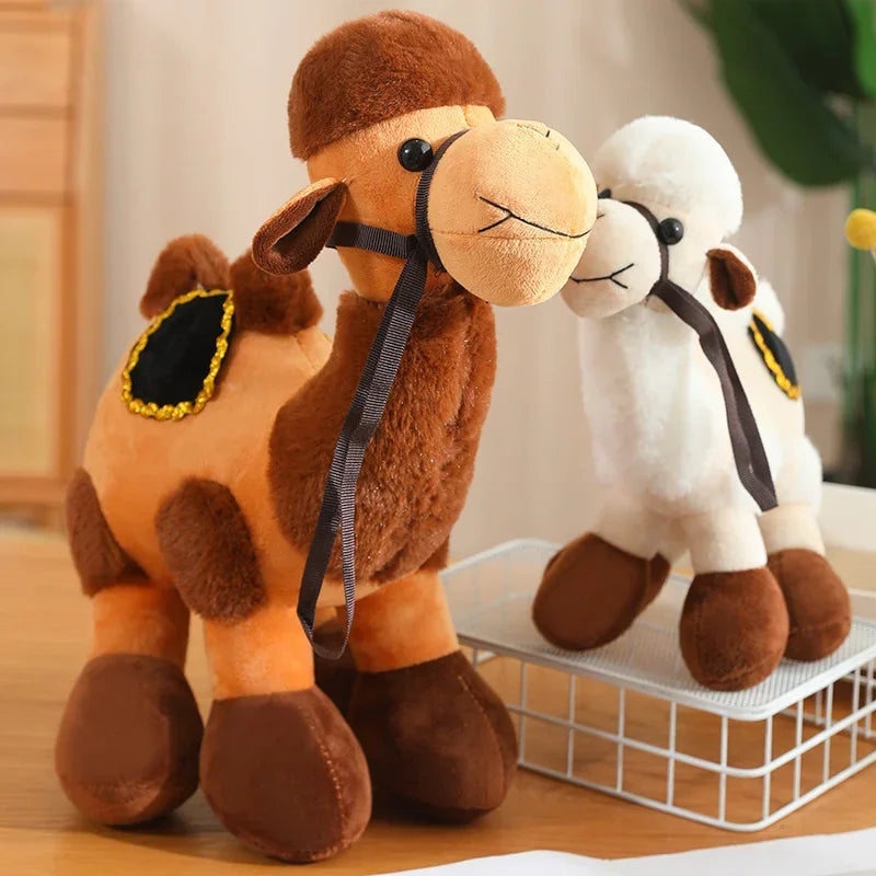 Cute Camel Plush Toys 30/40/50cm - Brown/White