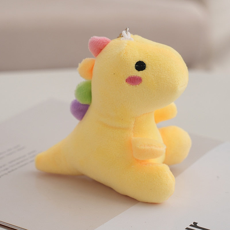 Cute Dinosaur Plush keychains 12cm -  Green/Pink/Blue/Yellow