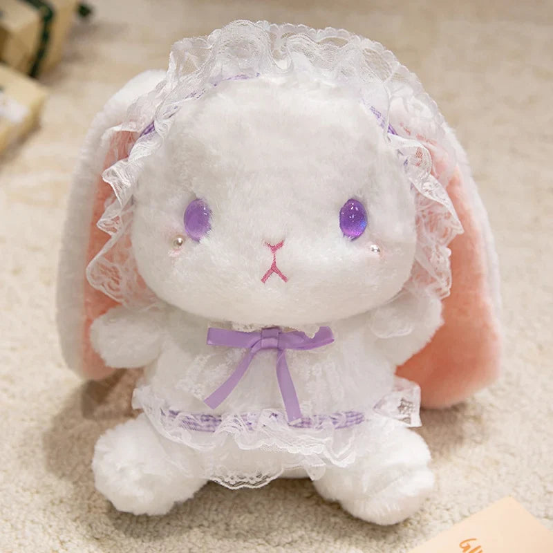 Cute Rabbit Plush Toys 18/25/35 - Green/Black/Purple/Yellow/Blue/Red