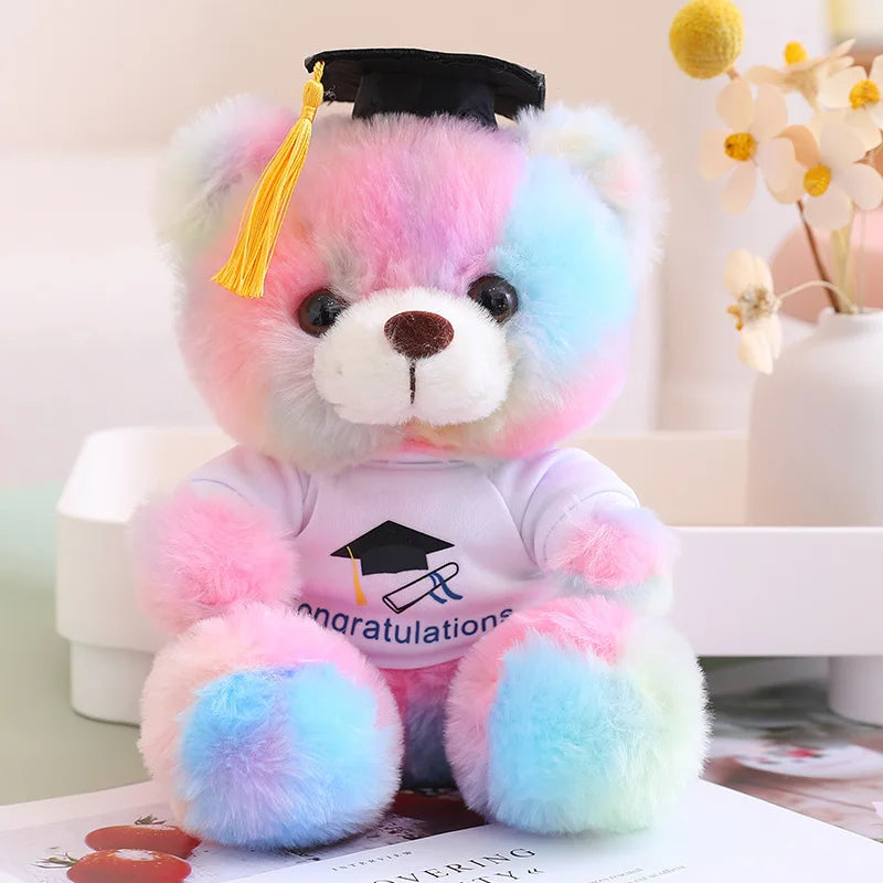 Cute/Kawaii Colourful Teddy Bear Graduation Plush Toys 23cm -16 styles
