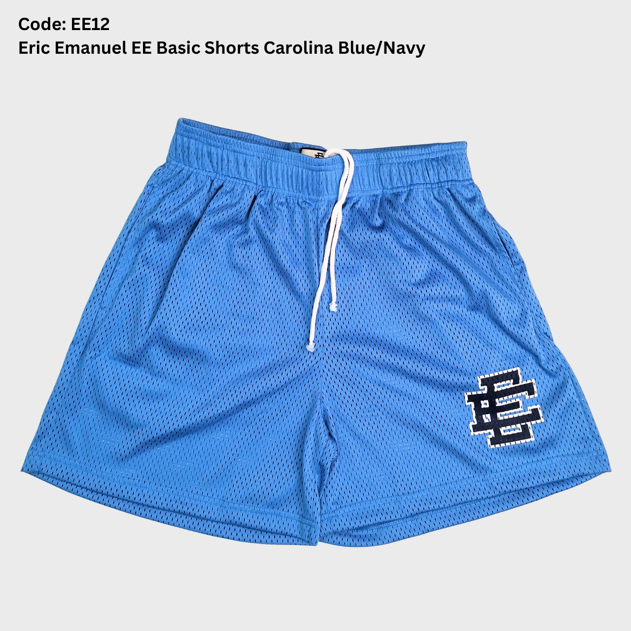 Men's Blue Mesh Athletic Shorts – Premium Streetwear Basketball & Beach Summer Shorts