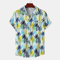 Men's Island Breeze Hawaiian Shirt – Tropical Coconut Print Lightweight Summer Casual Shirt