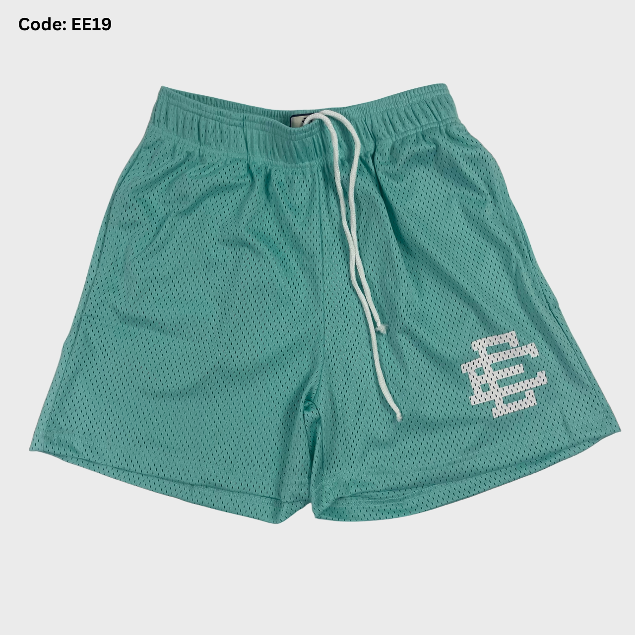 Men's Green Mesh Athletic Shorts – Premium Streetwear Basketball & Beach Summer Shorts