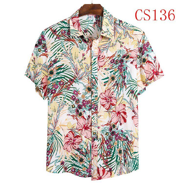 Men's Tropical Hawaiian Shirt Collection – Floral, Fruit & Botanical Print Short Sleeve Beach Button-Up
