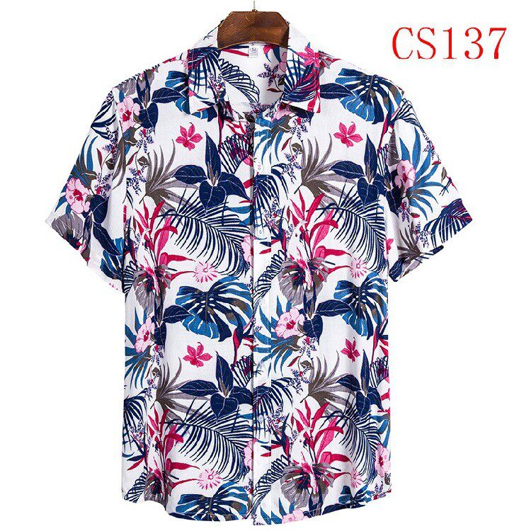 Men's Tropical Hawaiian Shirt Collection – Floral, Fruit & Botanical Print Short Sleeve Beach Button-Up