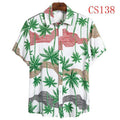 Men's Hawaiian Shirt Collection – Tropical Palm, Floral & Abstract Print Short Sleeve Summer Button-Up
