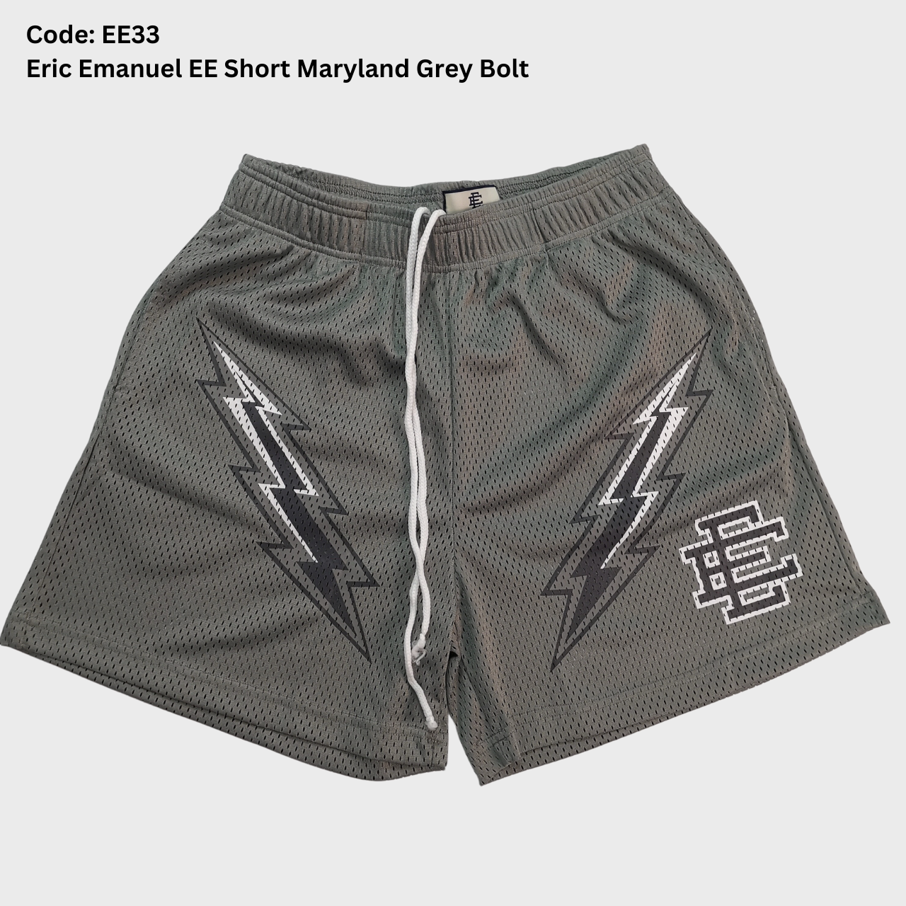 Men's Gray Mesh Athletic Shorts – Premium Streetwear Basketball & Beach Summer Shorts
