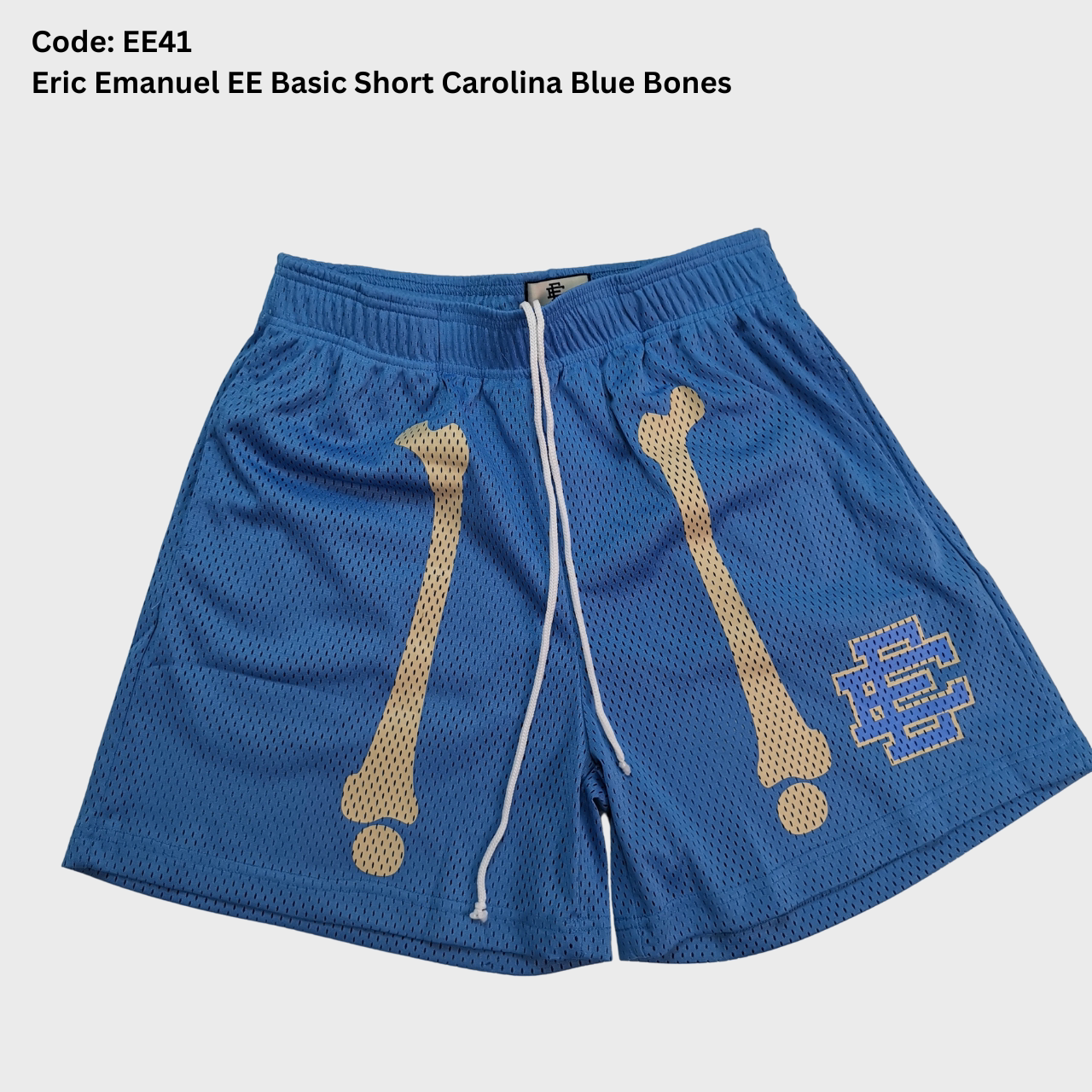 Eric Emanuel EE Basic Short - Carolina Blue Bones EE41